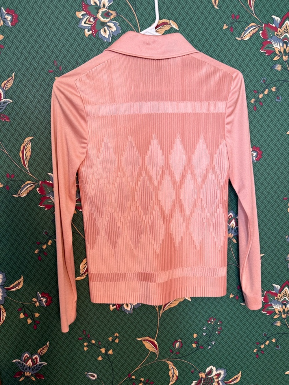 1970’s Hal Ferman Pink Collared Top- read! - Picture 2 of 5